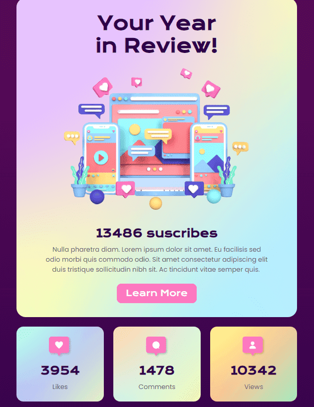 Personalized Content Based on Users' Preferences
