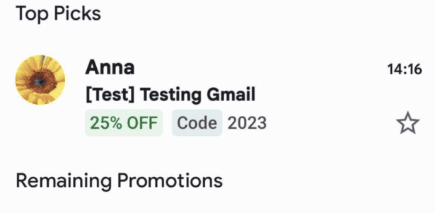 Gmail promo tabs _ Deal Annotations Gmail promo tabs _ Deal Annotations