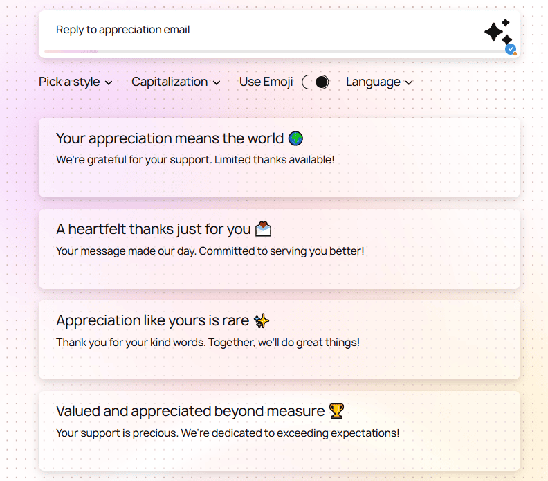 AI-generated subject lines