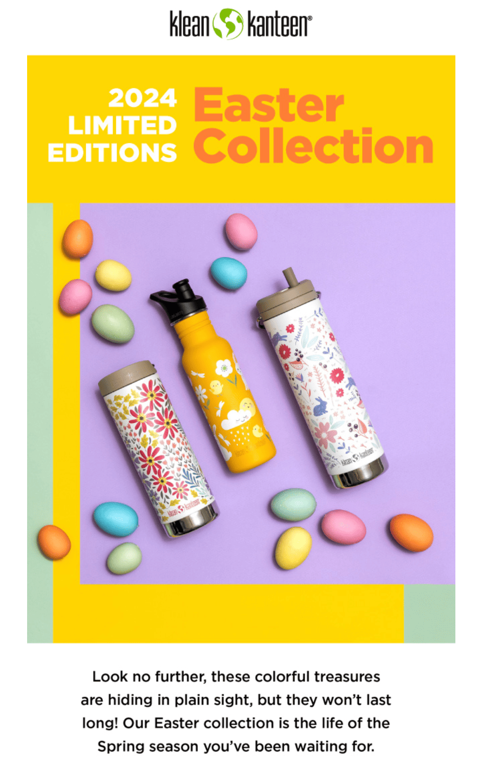 Easter email example with special edition goods Easter email example with special edition goods