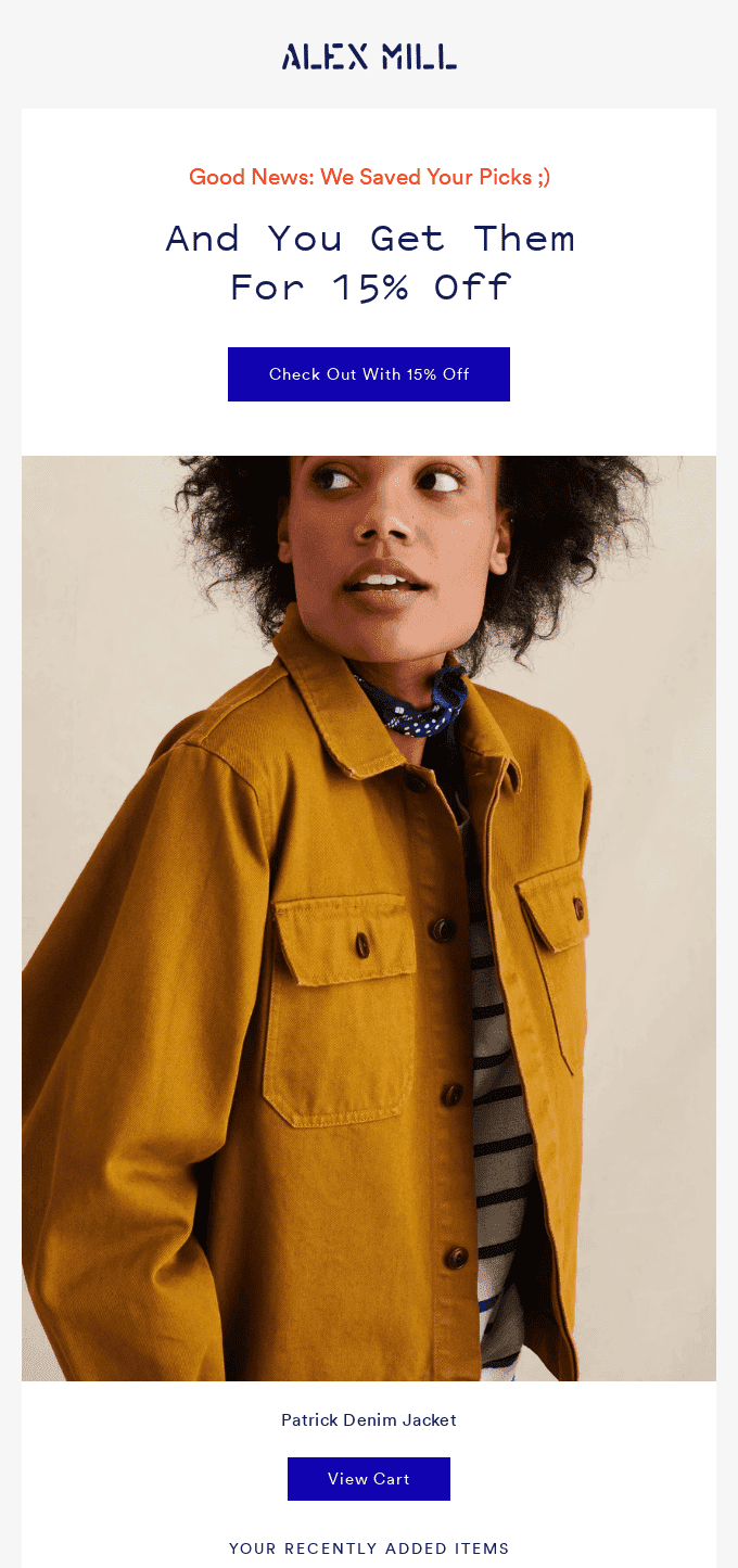 Linhas de assunto de carrinho abandonado com descontos Linhas de assunto de carrinho abandonado com descontos