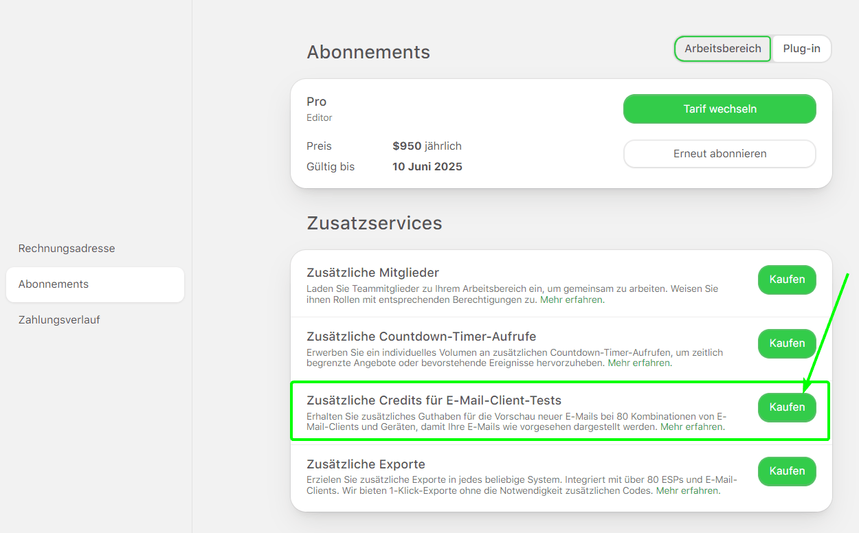 Wo kann man weitere Tests kaufen