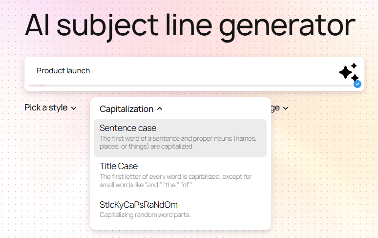 Scelta dello stile dei caratteri