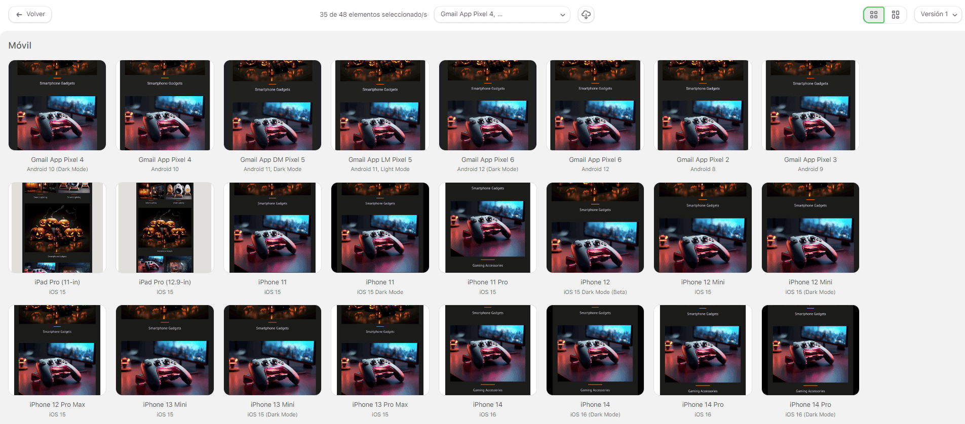 Resultados de la prueba de correo electrónico Resultados de la prueba de correo electrónico