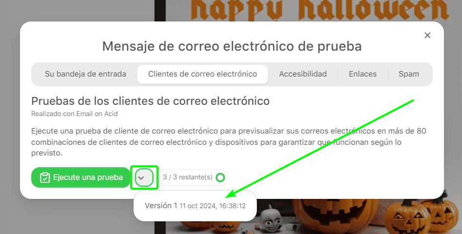 Versión de prueba anterior Versión de prueba anterior