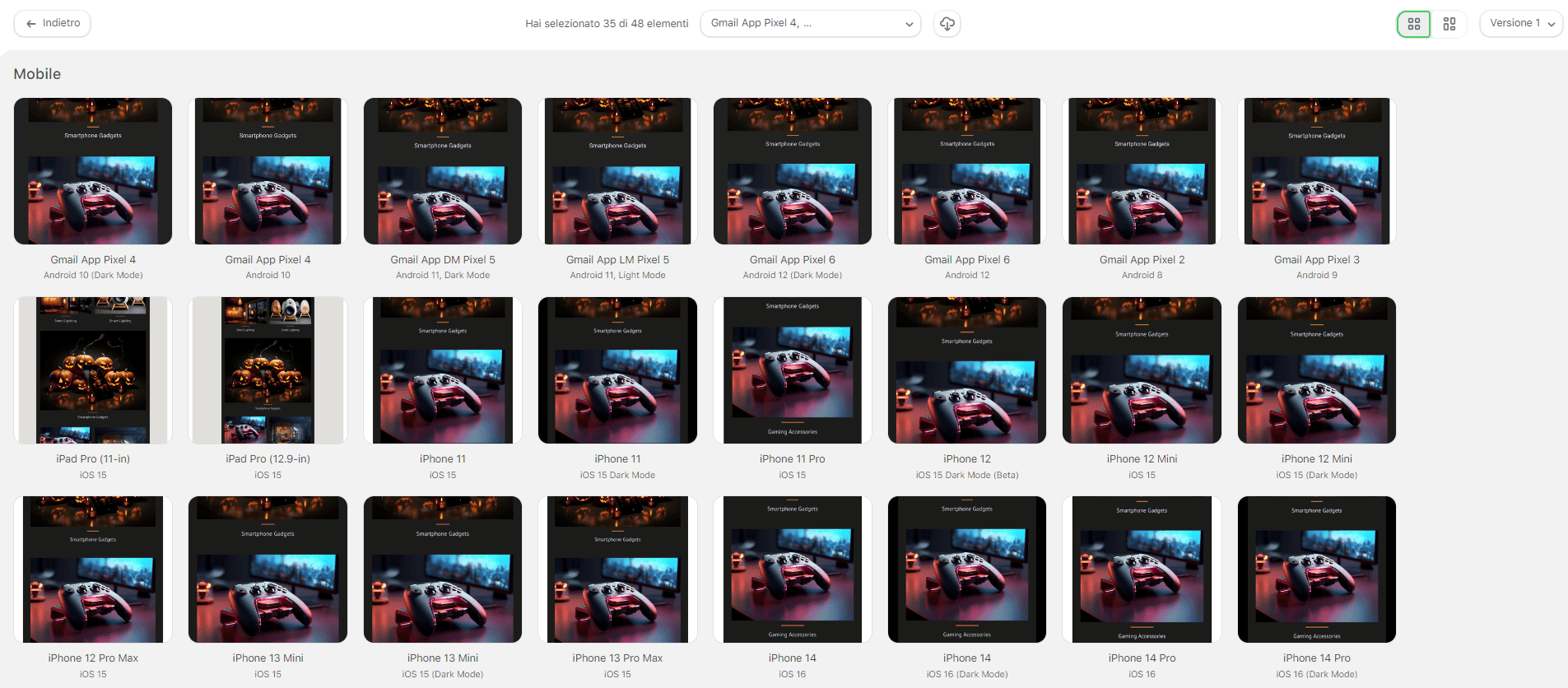 Risultati del test dell&rsquo;email