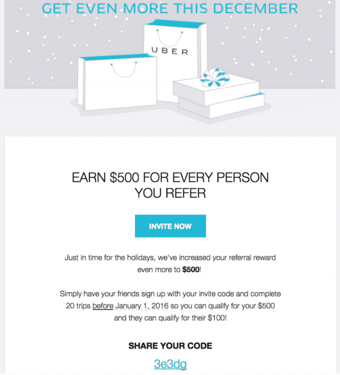 Uber referral email Uber referral email