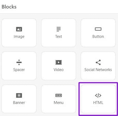 HTML Block