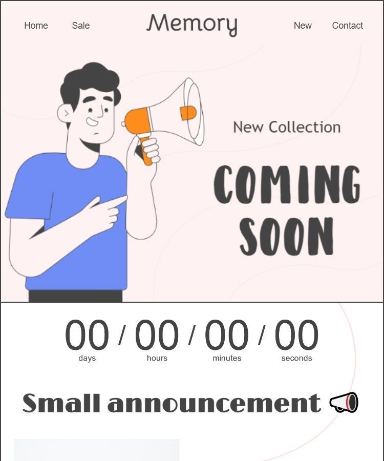 Text template example announcement Text template example announcement