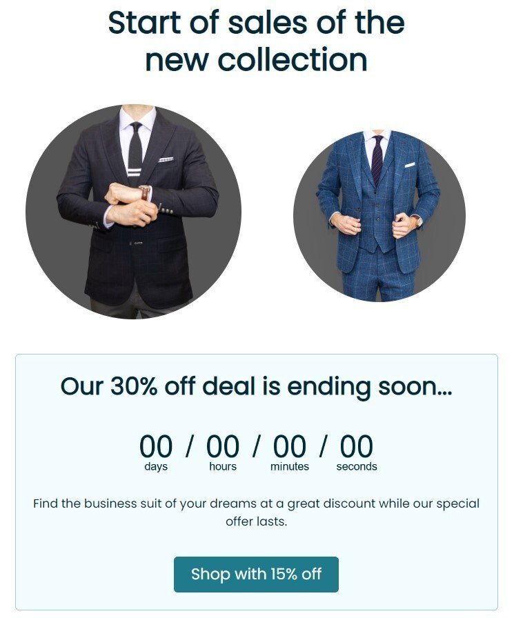 Text template example Text template example