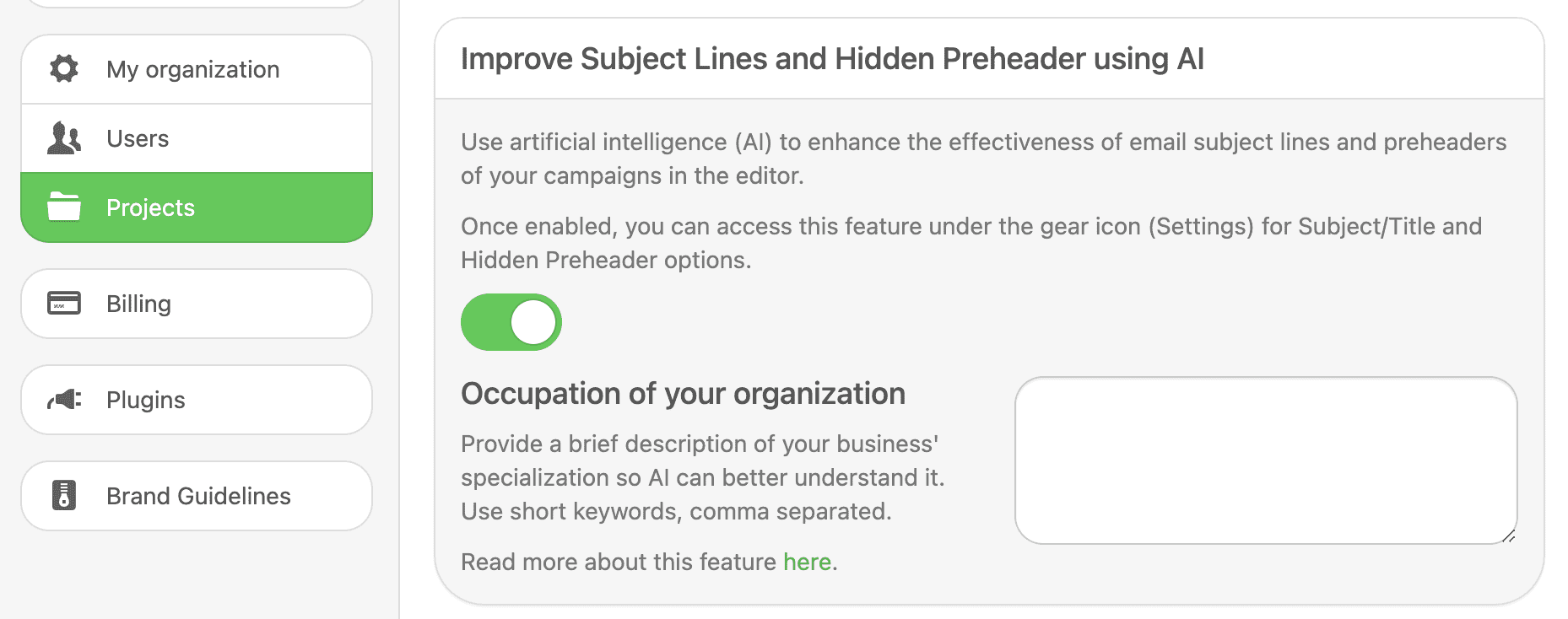 Example of how AI improve writing of subject lines and headers Example of how AI improve writing of subject lines and headers