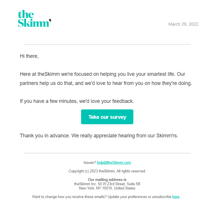 Engaging Subject Lines for Survey Email
