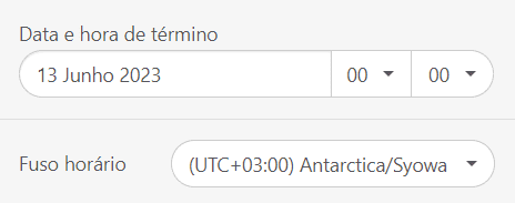 Configuração dos Temporizadores Stripo Configuração dos Temporizadores Stripo