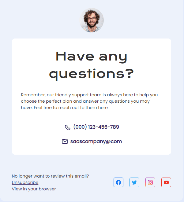 Add a professional email signature