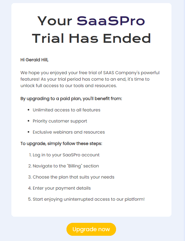 Use headings and bullet points