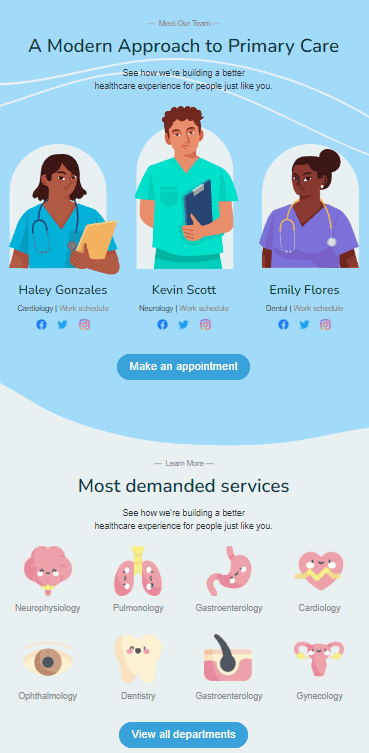 Привабливий дизайн, що робить ваші листи та digital-рекламу для медичних установ унікальними
