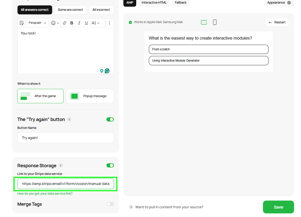 Pasting link into the game Pasting link into the game