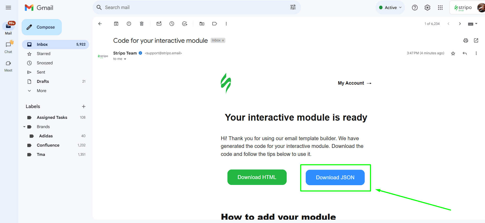 Downloading JSON Downloading JSON