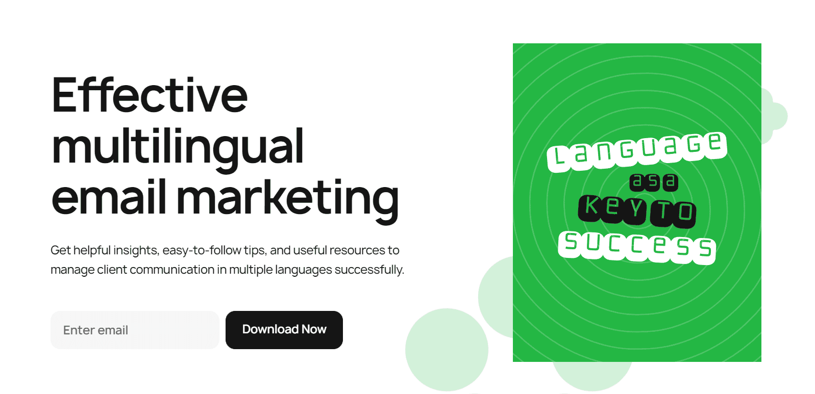 Build an opt-in email list for generating leads