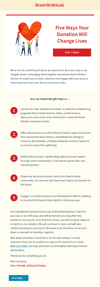 Road Scholar nonprofit email templates Road Scholar nonprofit email templates