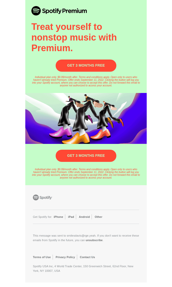 Стратегия апсейла от Spotify Premium Стратегия апсейла от Spotify Premium