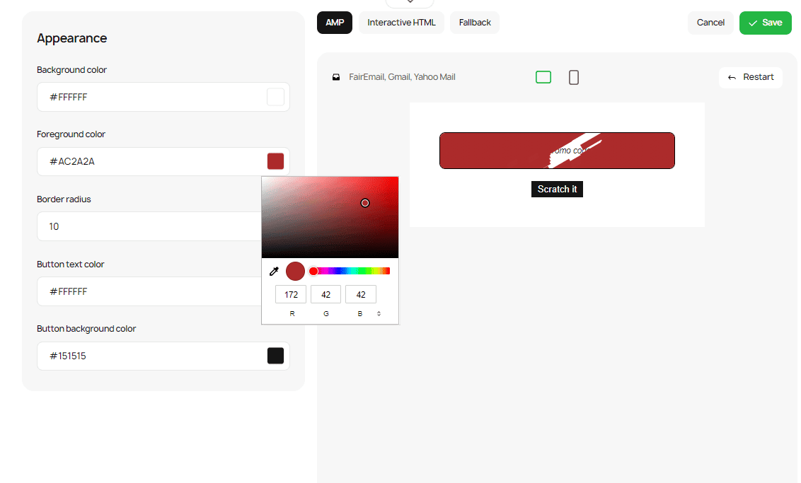 Tweaking Appearance in a Scrathcer Game Tweaking Appearance in a Scrathcer Game