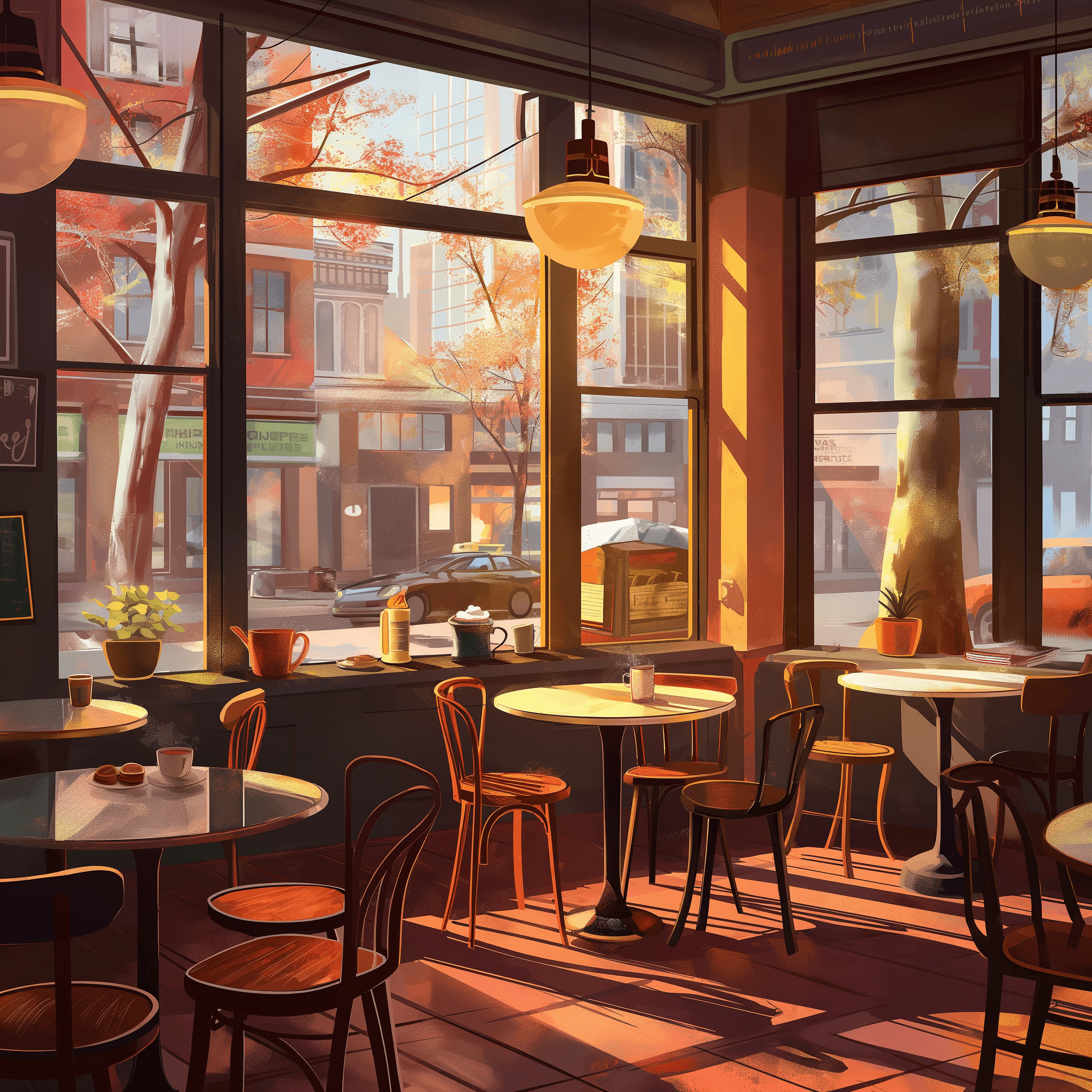 Midjourney example of coffee shop Midjourney example of coffee shop