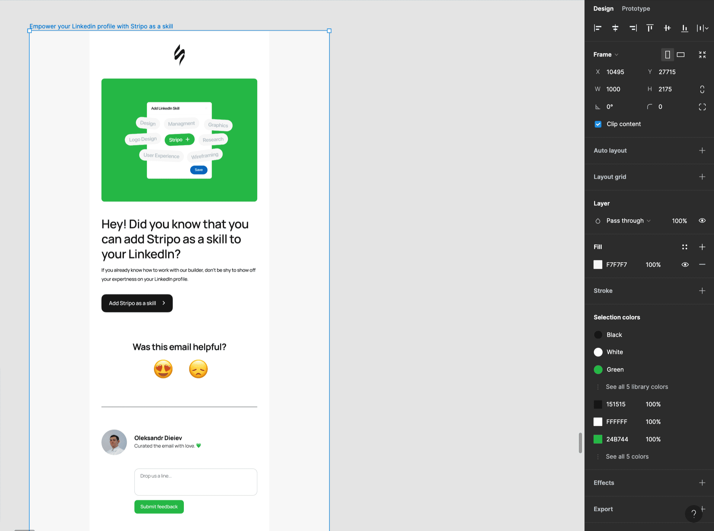 Примеры верстки писем в Figma Примеры верстки писем в Figma