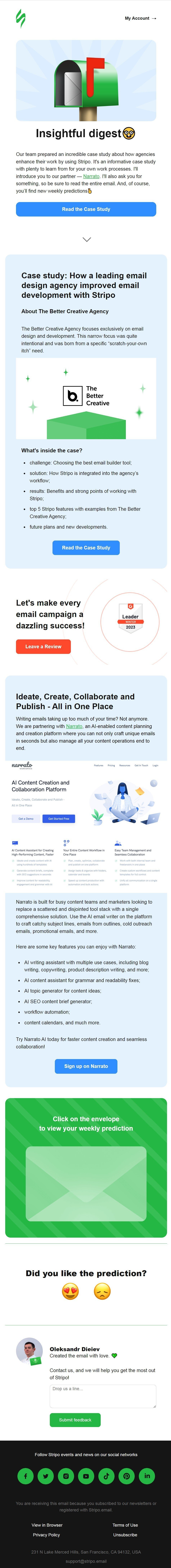 Пример письма после редизайна Пример письма после редизайна