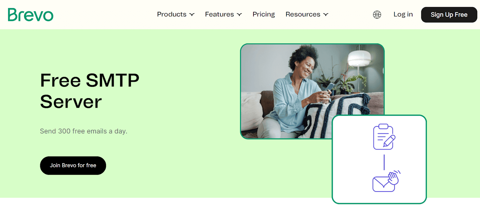 SMTP Mail Server _ Brevo _ Free Account