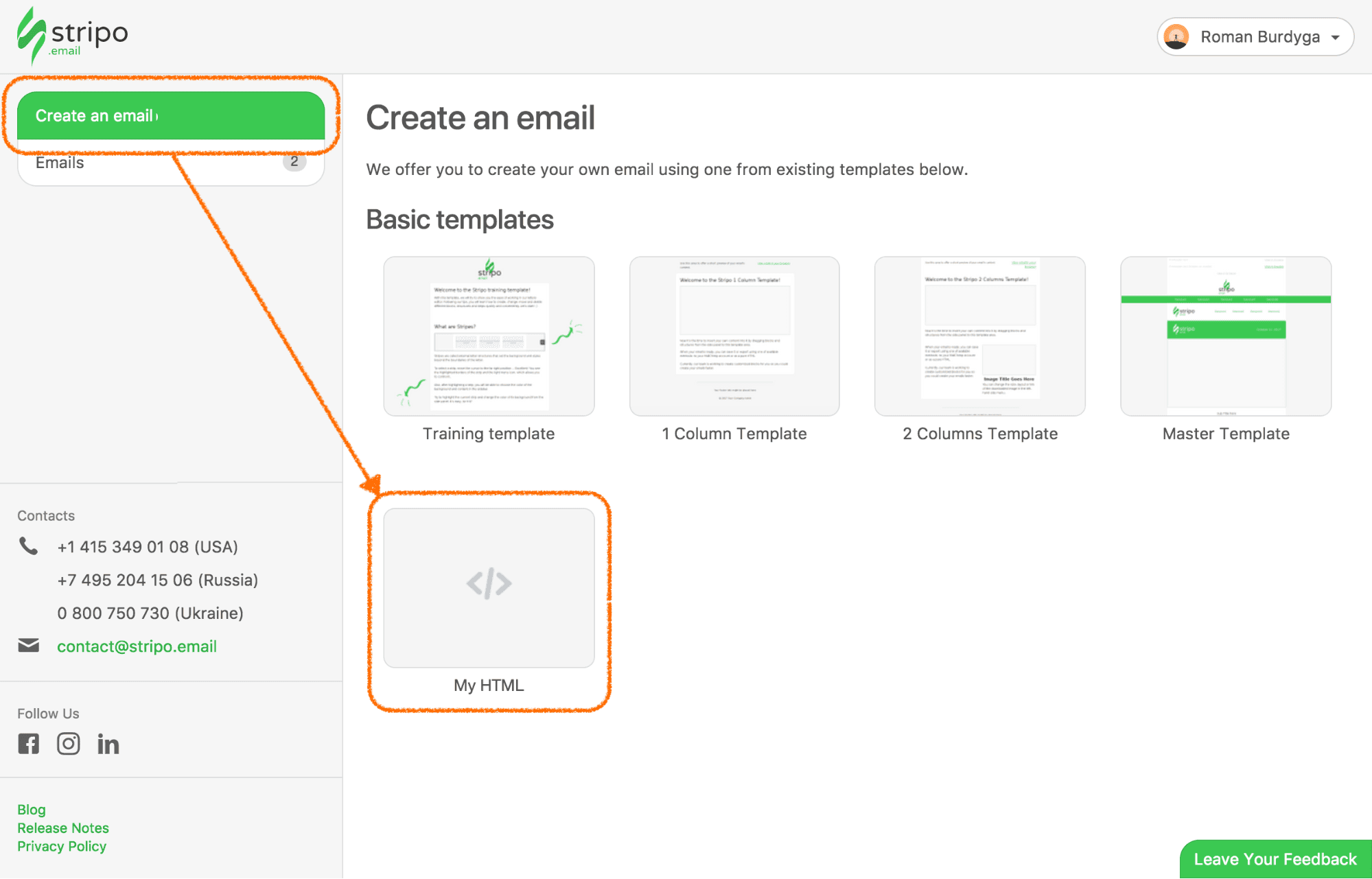 Adaptation of the Custom HTML in Stripo Adaptation of the Custom HTML in Stripo