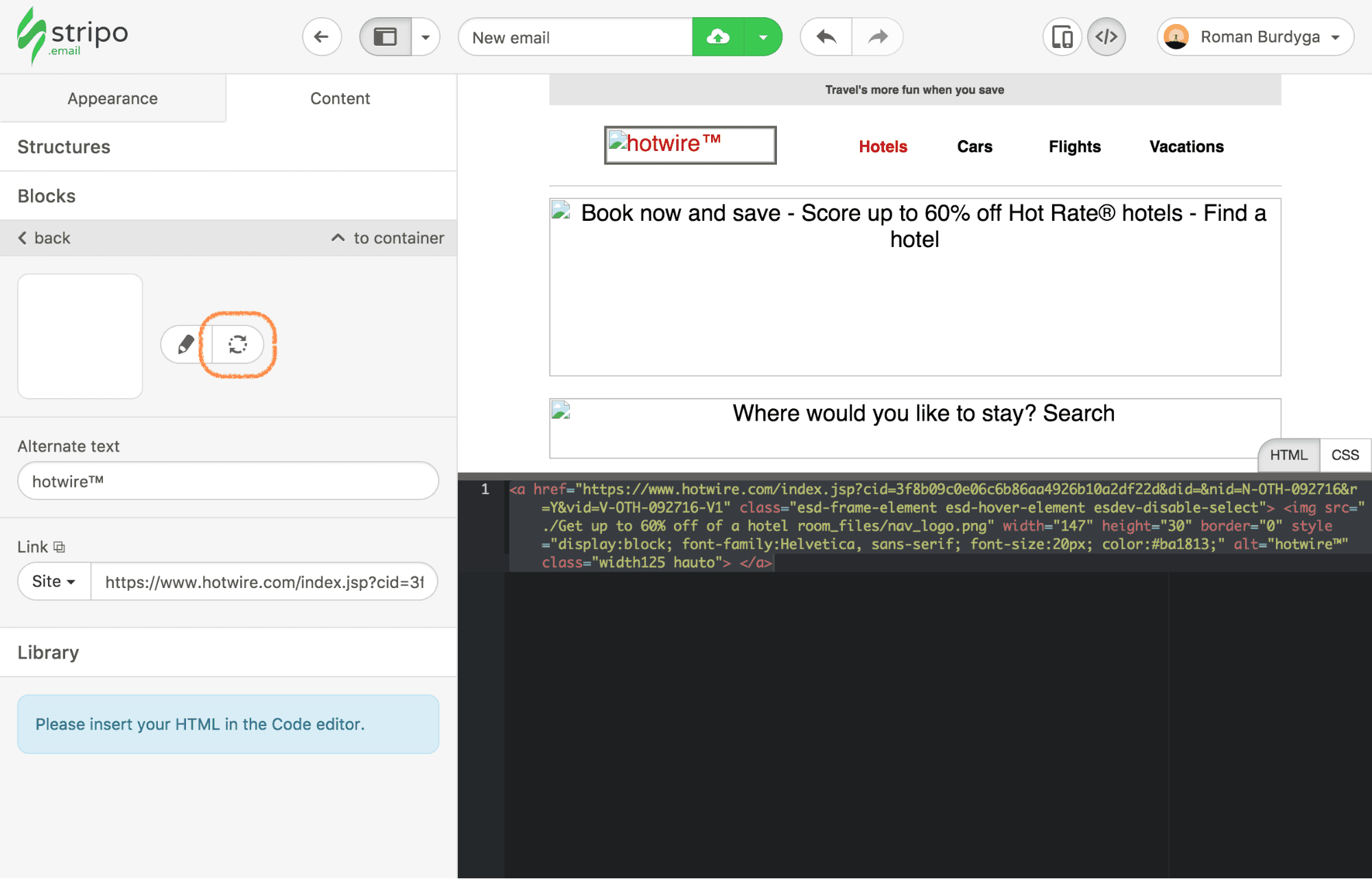 Adaptation of the Custom HTML in Stripo Adaptation of the Custom HTML in Stripo