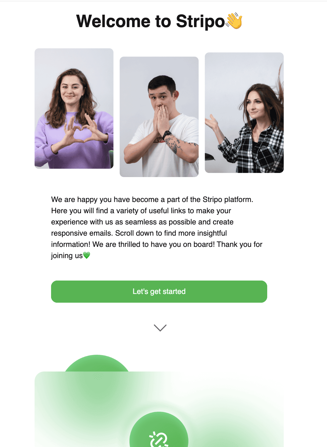 Пример приветственной капельной email-кампании Пример приветственной капельной email-кампании