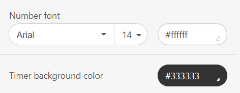 Setting Colors for Timers _ Font and Background Setting Colors for Timers _ Font and Background
