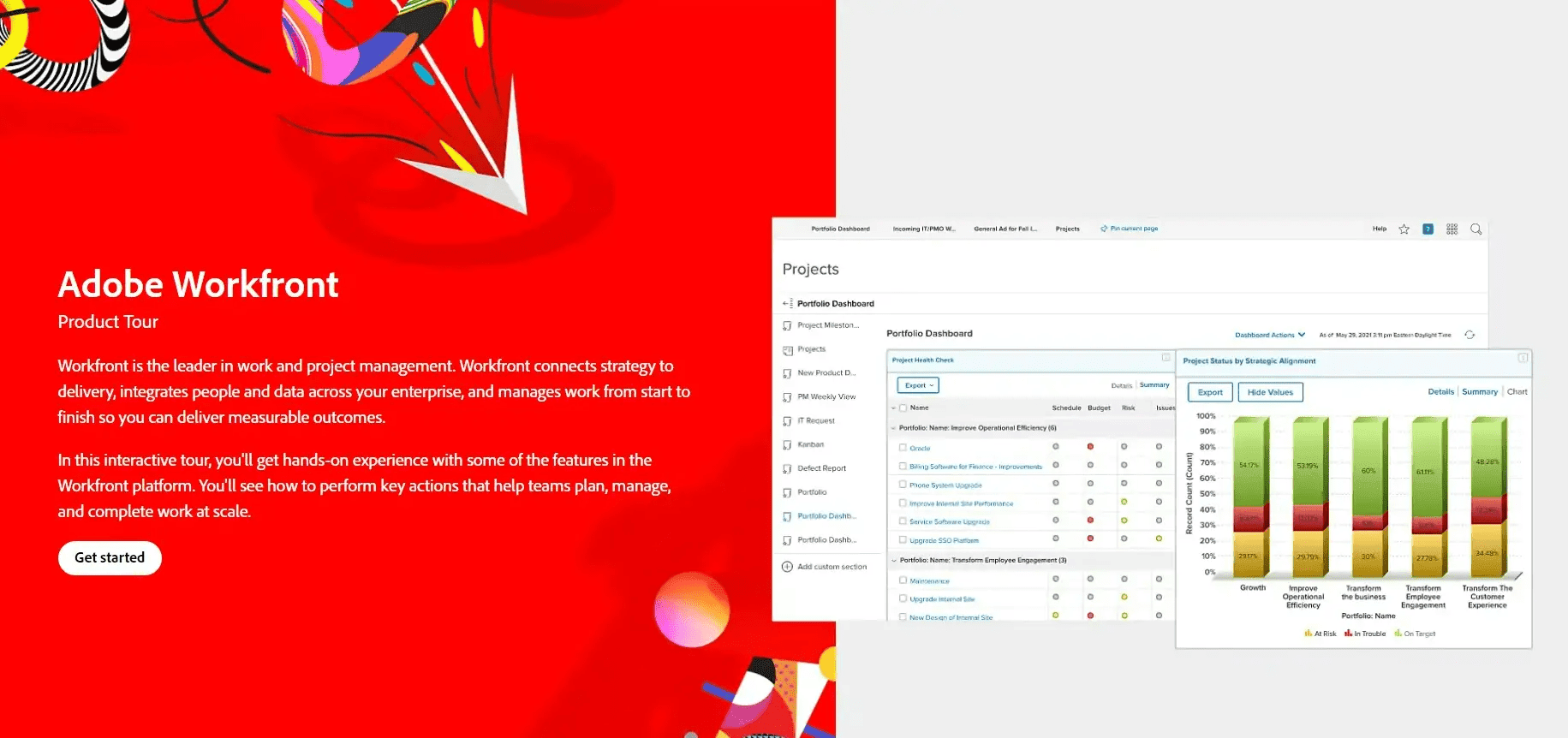Домашня сторінка Workfront