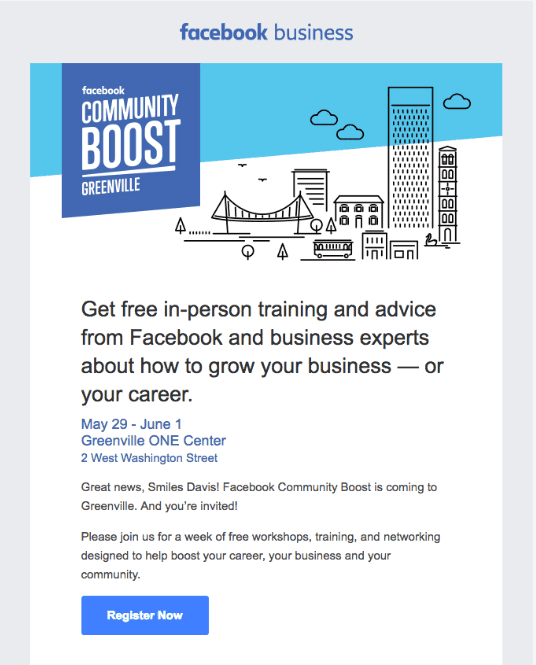 Facebook _ Сине-белые фирменные цвета