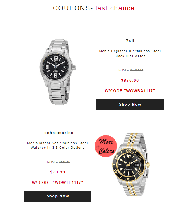 World of Watches _ Цвета для создания благоприятного первого впечатления