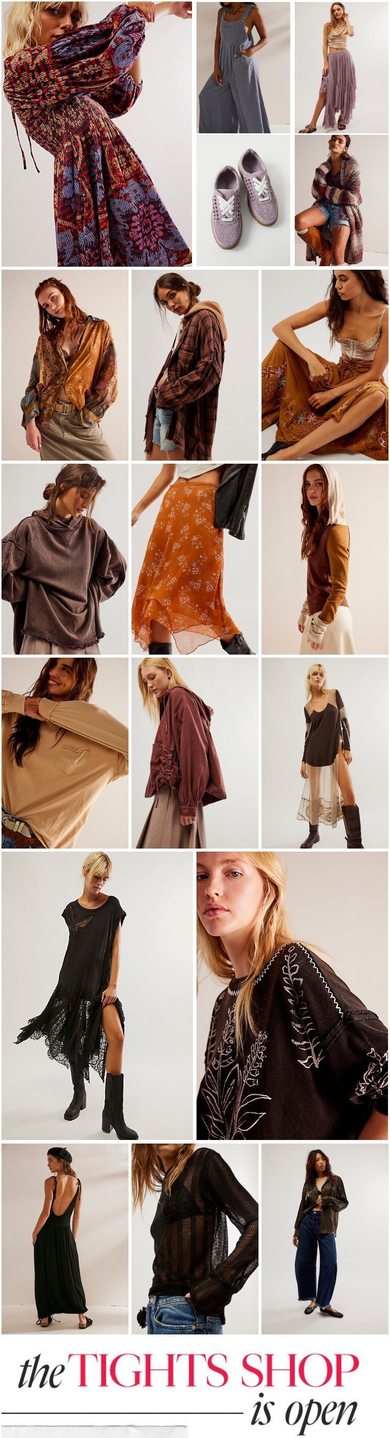 Fall newsletter example for online store with fall collection