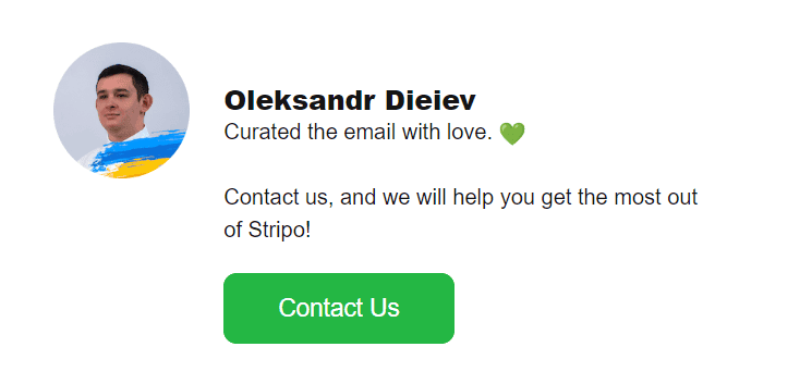 Stripo email signature
