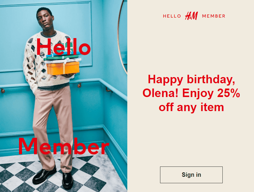Birthday wishes for subscribers to strengthen email marketing efforts