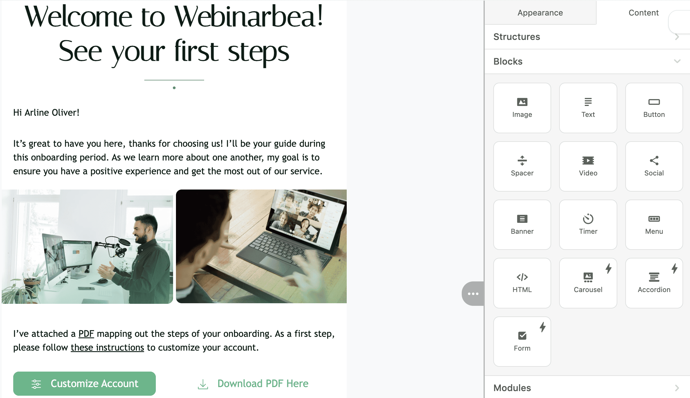 Right email marketing software