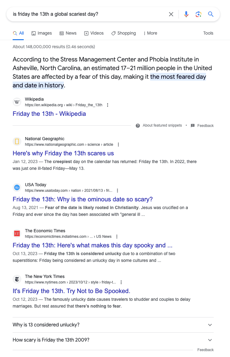 Searching in a browser
