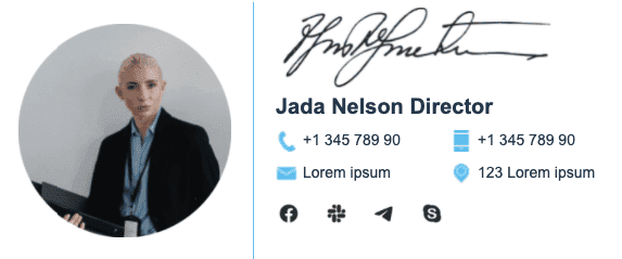 Приклад підпису листа