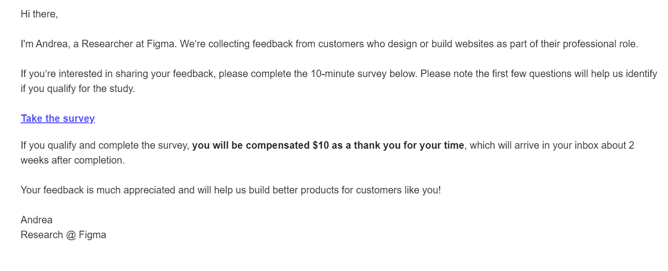 Приклад листа-запрошення до опитування _ Figma