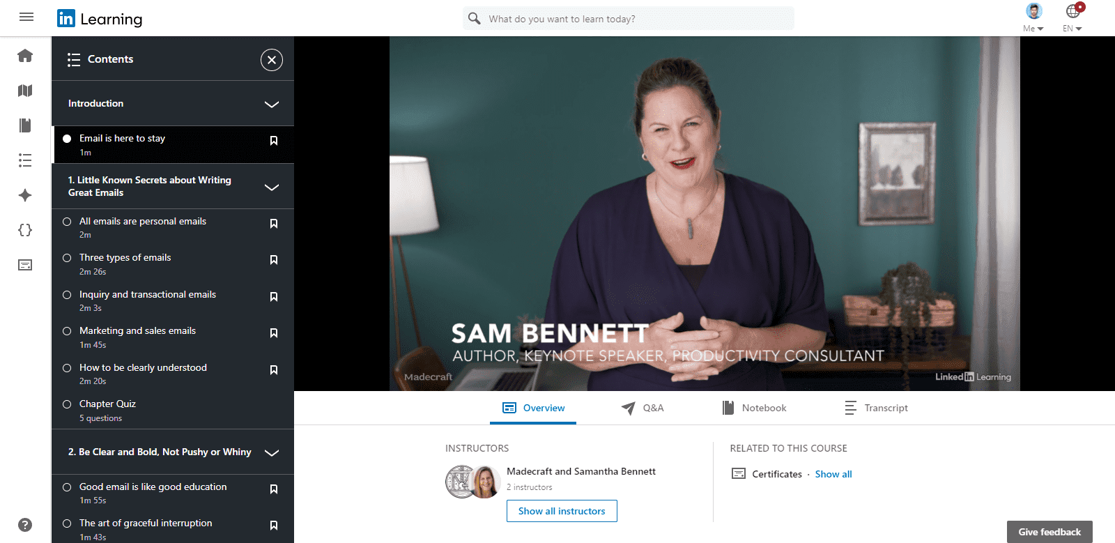 Writing emails people want to read _ LinkedIn Learning Writing emails people want to read _ LinkedIn Learning