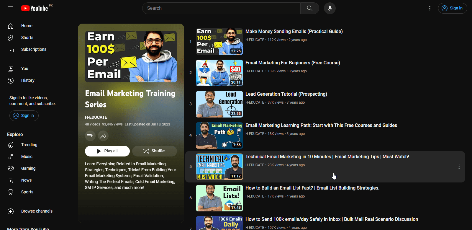 Email marketing training series _ YouTube Email marketing training series _ YouTube
