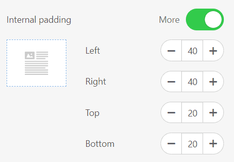 Setting Indents Inside Buttons Setting Indents Inside Buttons