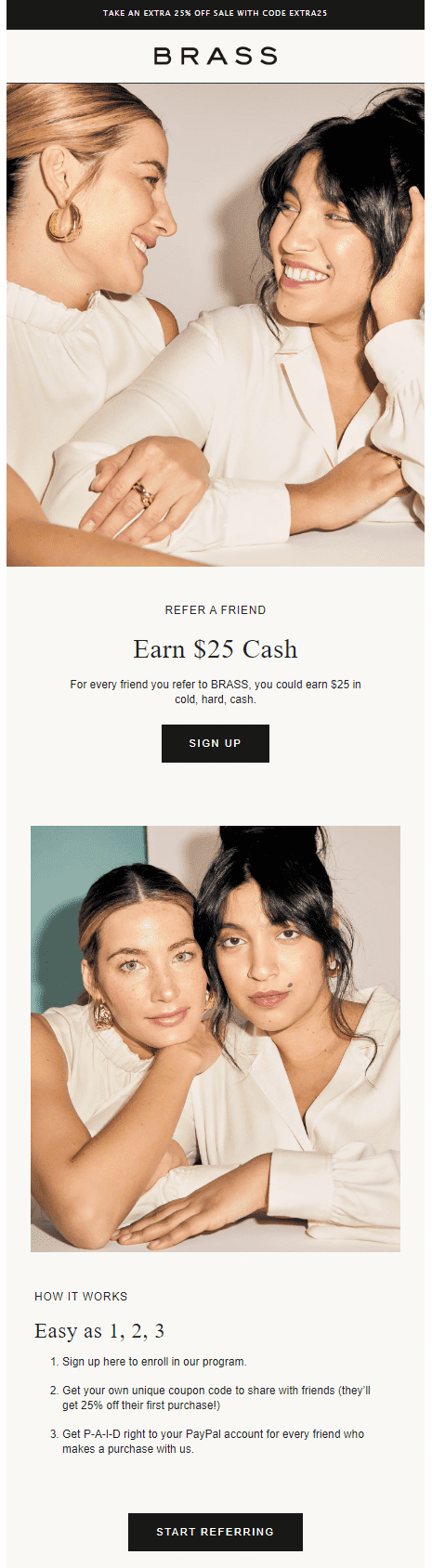 Eine Empfehlungsprogramm-E-Mail von Brass _ Kaltakquise-Betreffzeilen Eine Empfehlungsprogramm-E-Mail von Brass _ Kaltakquise-Betreffzeilen