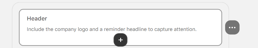 Email structure module options