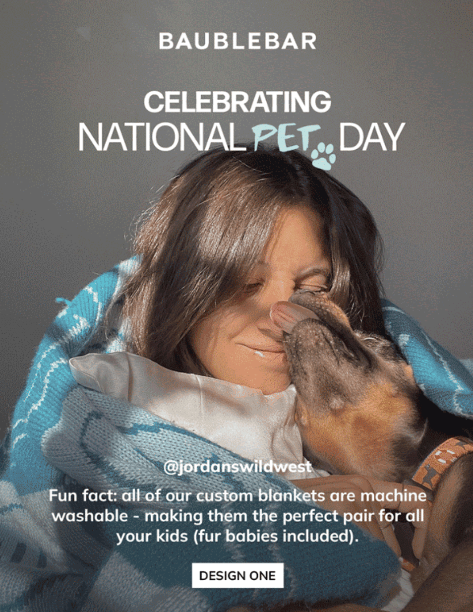 Email example for National Pet Day Email example for National Pet Day